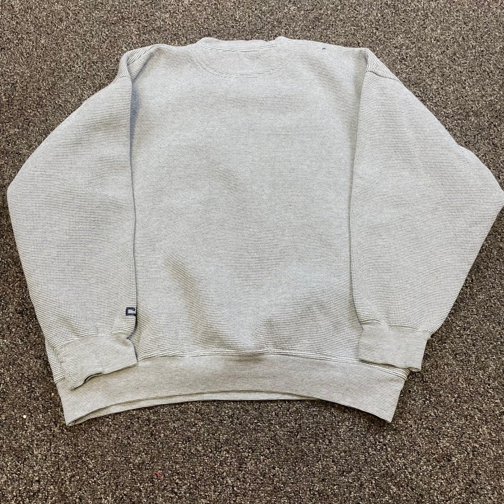 Crable Sportswear Washington Huskies Sweatshirt Grey Ribbed Knit Mens Large UW - Picture 3 of 6
